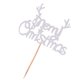 thumbnail image 3 of 20pcs Topper de Torta de Pastelería Forma de Merry Christmas Centerpieces de Pastel Decoración de Cupcake de Fiesta de Navidad Sunnimix Cake Topper, 3 of 8