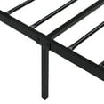 thumbnail image 7 of Twin Size Metal Bed - , Silent Bedroom Piece, Black Modern Choice,, 7 of 7