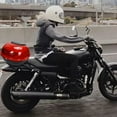 thumbnail image 3 of Universal Motorcycle Rear Top Box, Tail Trunk Boxfor Scooter Luggage Top Lock Storage Carrier Case Helmet Luggage with Universal Mounting Hardware for Scooter, 3 of 7