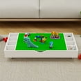 thumbnail image 4 of Miekor Furniture 2 in 1 Rollaway Play Table and Toy Organizer Compatible with Lego Suitable for Storing Under Bed or Sofa-White (38" x 18.7" x 5.9") 90653, 4 of 11