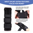 Carpal Tunnel Splint, Wrist Brace for Men&Women, Adjustable Compression