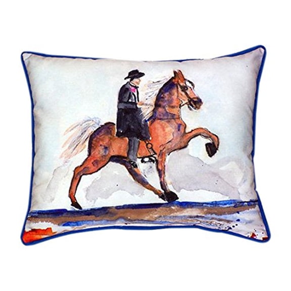 Brown Walking Horse Large Indoor/Outdoor Pillow 16x20