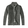 thumbnail image 2 of Gioberti Men's Knitted Regular Fit Full Zip Cardigan Sweater with Soft Brushed Flannel Lining, 2 of 6