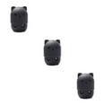 thumbnail image 2 of Dalazy Boîtes de Rangement en Silicone Soignées pour Éponges en Forme de Chat pour la Maison Simples et Tendance Noir Ensemble de 3, 2 of 6