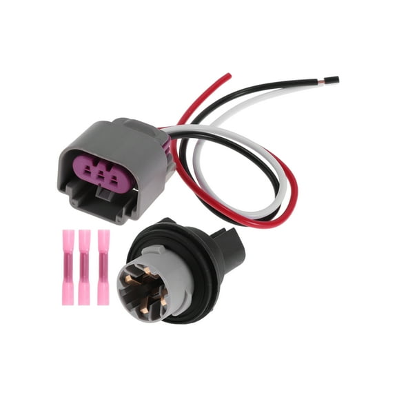 Unique Bargains 1 Set Turn Signal Light Socket Wiring for Dodge for Ram 1500 2009-2012 No.68083021AA Lamp Bulb Pigtail Connector Harness