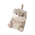 thumbnail image 4 of Abbracc Cartoon Animal Keychain Keyring Pendant Cute Stuffed Car Key Key Chain Bag Hamster, 4 of 9