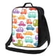 thumbnail image 1 of Balery Doodle Cars Caja de Almuerzo y Bolsa de Almuerzo para Hombres y Mujeres, Bolsa de Almuerzo Reutilizable con Gran Capacidad, Bolsa de Almuerzo Aislada, 1 of 7