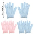 thumbnail image 3 of Double Sided Exfoliating Gloves - Nylon Material, for Shower, Spa, Massage, Skin Scrubbing, Reusable, 3 of 6