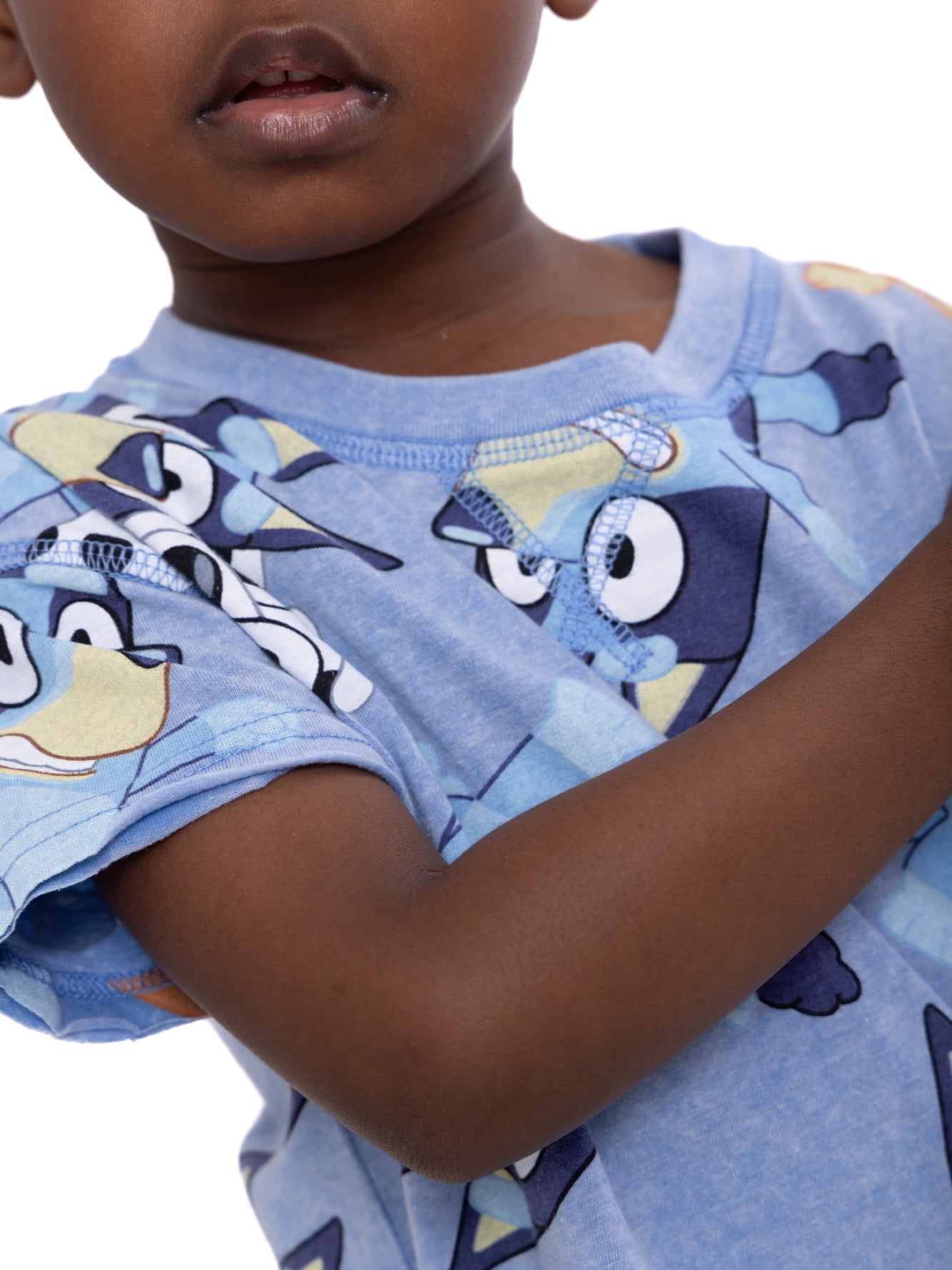 Bluey Toddler Boys Short Sleeve T-Shirt and Shorts Set, 2-Piece, Sizes 12M-5T