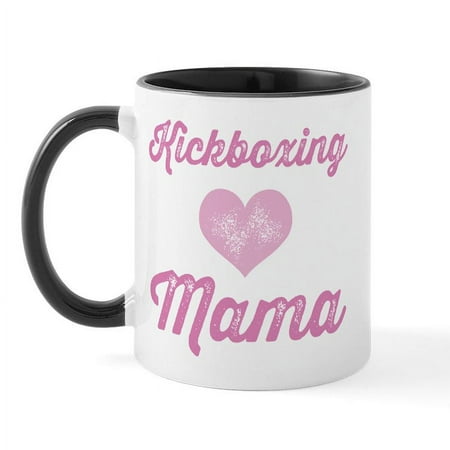 

CafePress - Kickboxing Mama Mug - 11 oz Ceramic Mug - Novelty Coffee Tea Cup