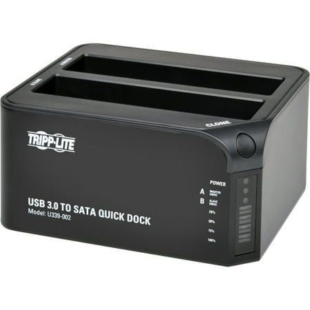 Tripp Lite USB 3.0 to Dual SATA External Hard Drive Docking Station w/