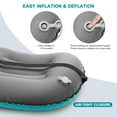 thumbnail image 4 of BreezCamp Ultralight Inflatable Camping Pillow - Compact, Ergonomic for Neck & Lumbar Support | Ideal for Hiking, Backpacking, 4 of 8