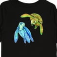 thumbnail image 4 of Inktastic Sea Turtles Swimming Together Boys or Girls Long Sleeve Toddler T-Shirt, 4 of 5