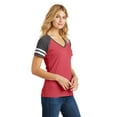thumbnail image 4 of District Made Ladies Game V-Neck Tee DM476, 4 of 6