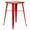 Red, variant on Flash Furniture Commercial Grade 23.75" Square Silver Metal Indoor-Outdoor Bar Height Table