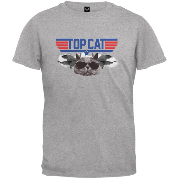 Top Cat Grey Adult T-Shirt