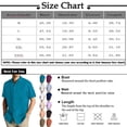 thumbnail image 2 of Huresd Mens Button Down Short Sleeve Shirt Cotton Linen Wrinkle Free Solid Color Dress Shirts Casual Shirts Pocket Purple XL, 2 of 4