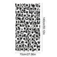 thumbnail image 3 of Toalla de playa de secado rápido con estampado de fútbol – poliéster resistente a la arena para nadar, viajar, practicar deportes y usar en el baño., 3 of 6