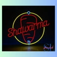 thumbnail image 3 of Shinelab Shawarma Neon Sign, Middle Eastern Food Wall Art Light, Food Restaurant Wall Decor 01404, 3 of 4