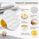 thumbnail image 3 of SCSYV Silicone Hair Scalp Massager Shampoo Brush for Hair Growth, Hair Shower Brush for Dandruff Removal,Oil Brush for Hair,Wet and Dry Hair Detangler, 3 of 5