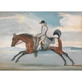 thumbnail image 2 of James Seymour 18x14 Black Ornate Wood Framed Double Matted Museum Art Print Titled - Racehorse at Exercise, Ridden by a Training-Groom, 2 of 5