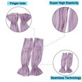 thumbnail image 3 of Women Girls Summer UV Protection Arm Sleeves Lace Cover Long Fingerless Driving Gloves - purple, 3 of 5