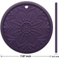 thumbnail image 4 of MORESEC under $5 Silicone Trivet MatSet of 3 Heat Resistant Hot Pot Pads, Non-Slip and Dishwasher Safe, Decorative Carved Patterns, Protects Countertops, 4 of 4