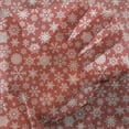 thumbnail image 3 of Holiday Tulle Curtains with Rod Pocket, Various Different Snowflakes with Rich Details Christmas Season in Wintertime, Sheer Drape for Wedding Party 2 Panels, 7 Sizes, White Red, by Ambesonne, 3 of 3