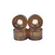 thumbnail image 1 of Ruedas de monopatín Soidarity 4 piezas cubierta de cojinete de Longboard de cuero Marrón transparente, 1 of 6