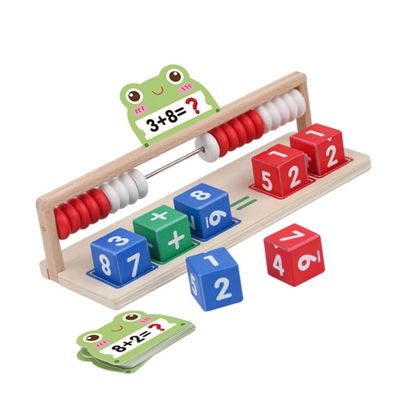 Portable Wooden Abacus Toy for Toddler Easy To Carry and Use Ideal for Outdoor Activities and Home Learning