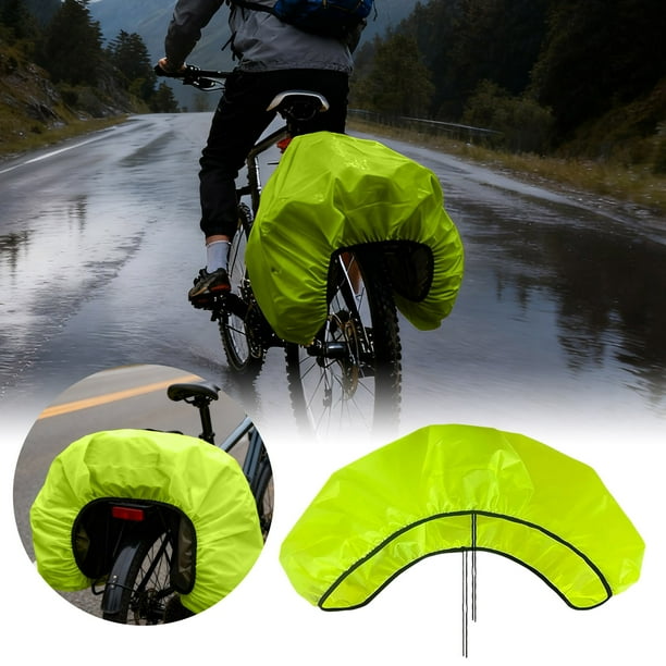 Funda universal para bicicleta para todo tipo de clima, ideal para almacenamiento al aire libre, con bandas reflectantes y asa de transporte