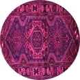 thumbnail image 1 of Ahgly Company Indoor Round Persian Pink Traditional Area Rugs, 6' Round, 1 of 4
