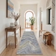 thumbnail image 4 of GENIMO 2'x3' Area Rug, Washable Non Slip Soft Modern Abstract Indoor Door Mat for Entryway Kitchen Laundry Room, Dusty Blue, 4 of 7