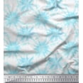 thumbnail image 1 of Soimoi Blue polyester Crepe Fabric Sparkle Tie-Dye Print Fabric by the Yard 52 Inch Wide, 1 of 3