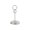 Silver 10CM, variant on Necvior Reception Menu Clip Stand with Round Base for Dining and Desk Use