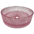 thumbnail image 3 of Stadium 14" Pink Champagne Tempered Glass Circular Bathroom Vessel Sink, 3 of 7