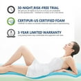 4 Inch Mattress Topper King4" 100 Gel Infused Memory Foam Mattress