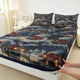 thumbnail image 3 of Castle Fairy Boys Girls Fire Truck Queen Sheet Sets,Car Theme Bed Set, 3 of 7