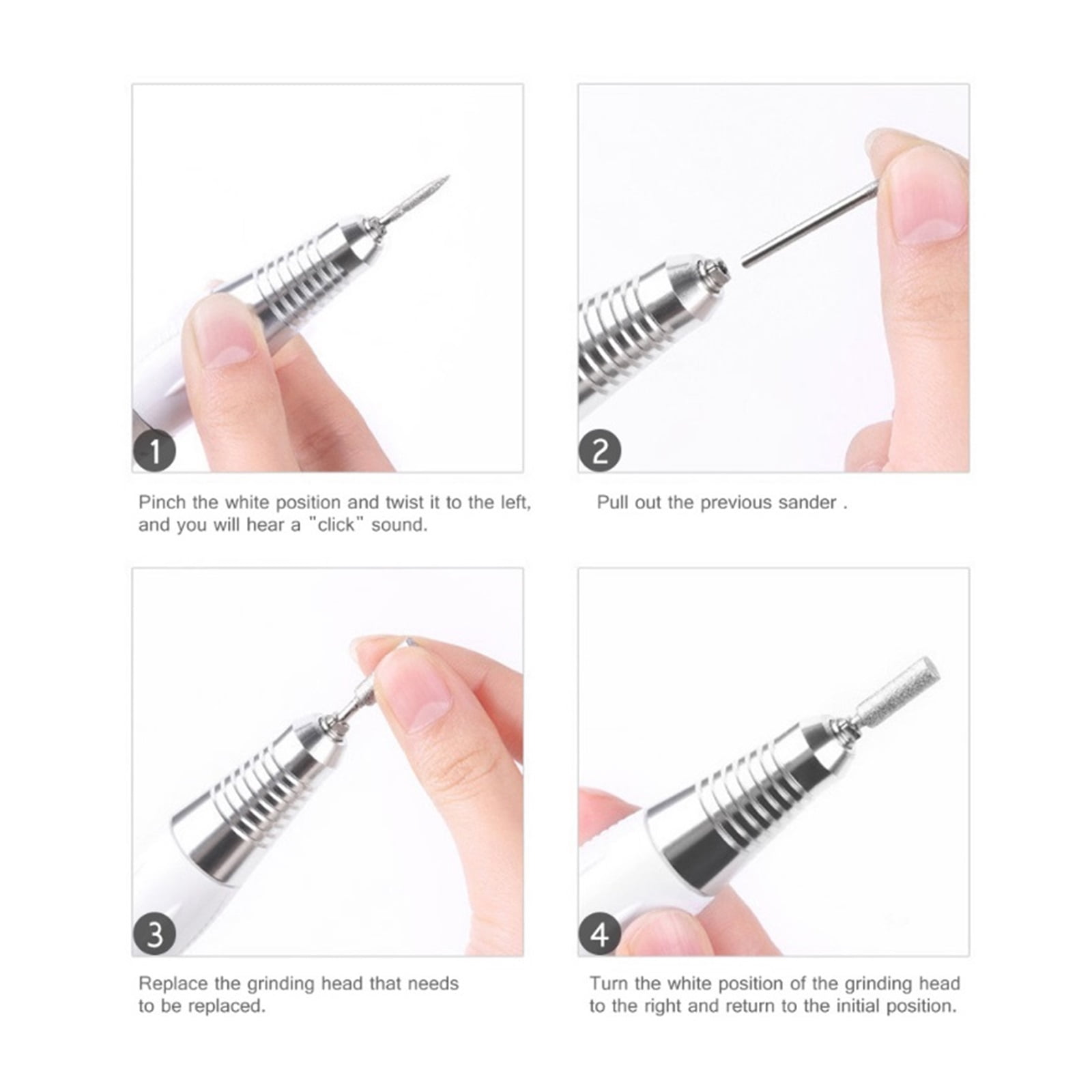 Nail Dust Vacuum, 3 In 1 Professional Manicure Machine Powerful Vacuum Cleane 80W UV LED Nail Lamp Quickly Dry All Nail Polish Nail Drill Bits Set ,Powerful Suction