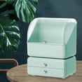 thumbnail image 3 of Organizador de Maquillaje Macarena Organizador de maquillaje Cajón Flip Verde, 3 of 7
