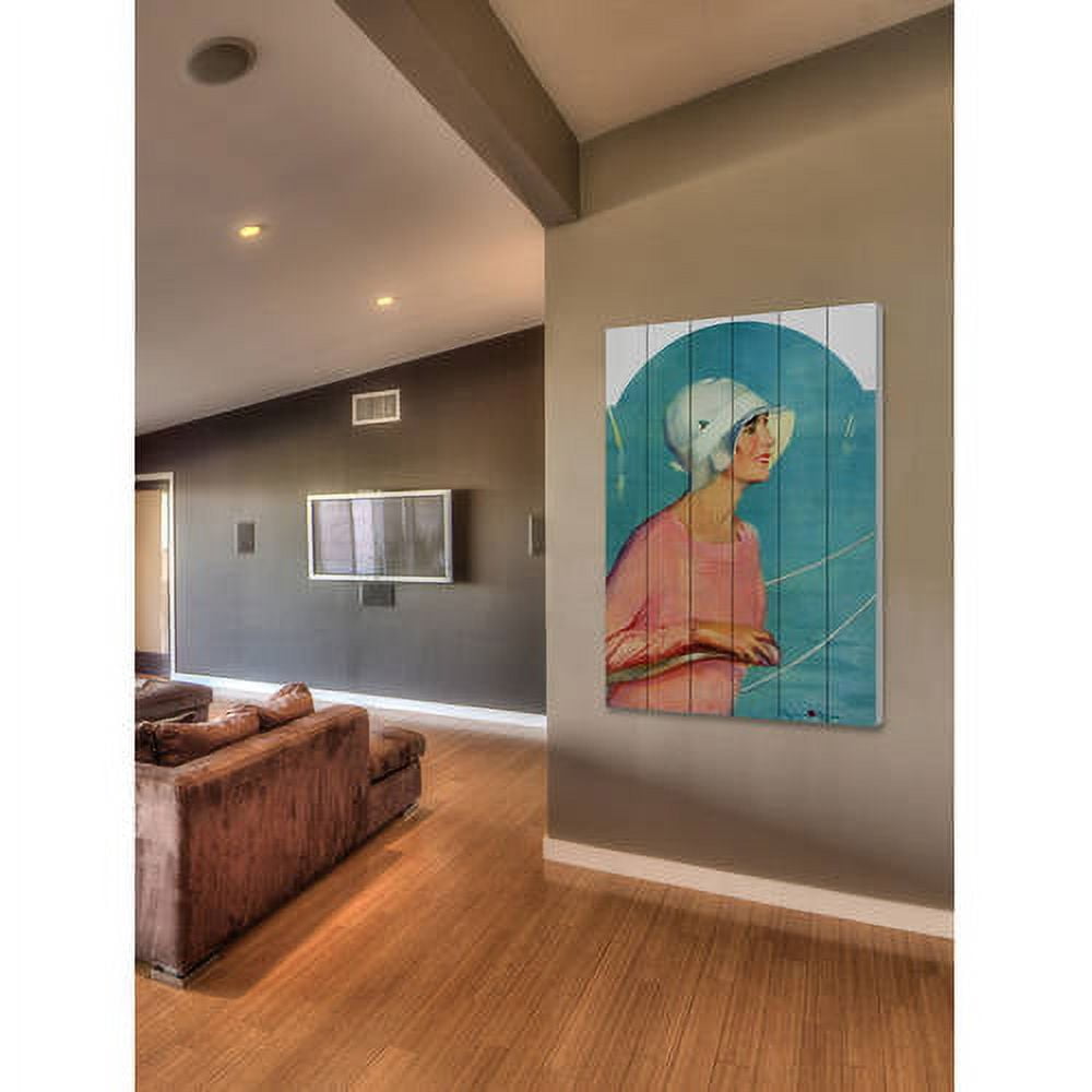Marmont Hill "Sailing Attire" Painting Print on White Wood