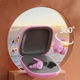 thumbnail image 4 of P30i by Ruroz Noise Cancelling Earbuds, Strong and Smart Noise Cancelling, Powerful Bass, 45H Playtime, 2-in-1 Case and Phone Stand, IP54, Wireless Earbuds, Bluetooth 5.4(Purple), 4 of 7