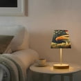 thumbnail image 6 of LED Desk Lamp American Flag and Eagle Table Nightstand Lamps with 3 Color Temperatures for Home Bedroom Living Room Decor 8x12, 6 of 8