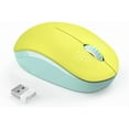 thumbnail image 1 of Wireless  for Laptop, 2.4G Noiseless  with USB Receiver - Optical Tracking Portable Computer Mice for Chromebook, PC, Tablet, Windows System, 24 Months Battery  - Mint Green, 1 of 8