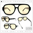 thumbnail image 2 of Iconic Classy Luxe Thick Metal Core Arm Racer Sunglasses Black - Beige, 2 of 8