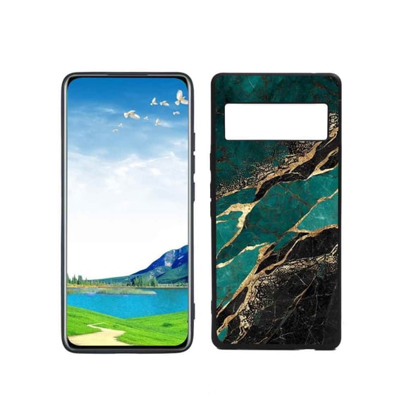 Compatible with Google Pixel 6 Pro(2021) Phone Case, 83Marble-16 Case Silicone Protective for Teen Girl Boy Case for Google Pixel 6 Pro(2021)