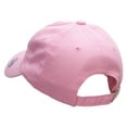 thumbnail image 3 of Stroke Of Rosey Love Embroidered Washed Cap - Lt Pink OSFM, 3 of 5