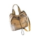 thumbnail image 3 of Bolso de hombro para mujer con asas y correa de hombro desmontable. Caqui, 3 of 9