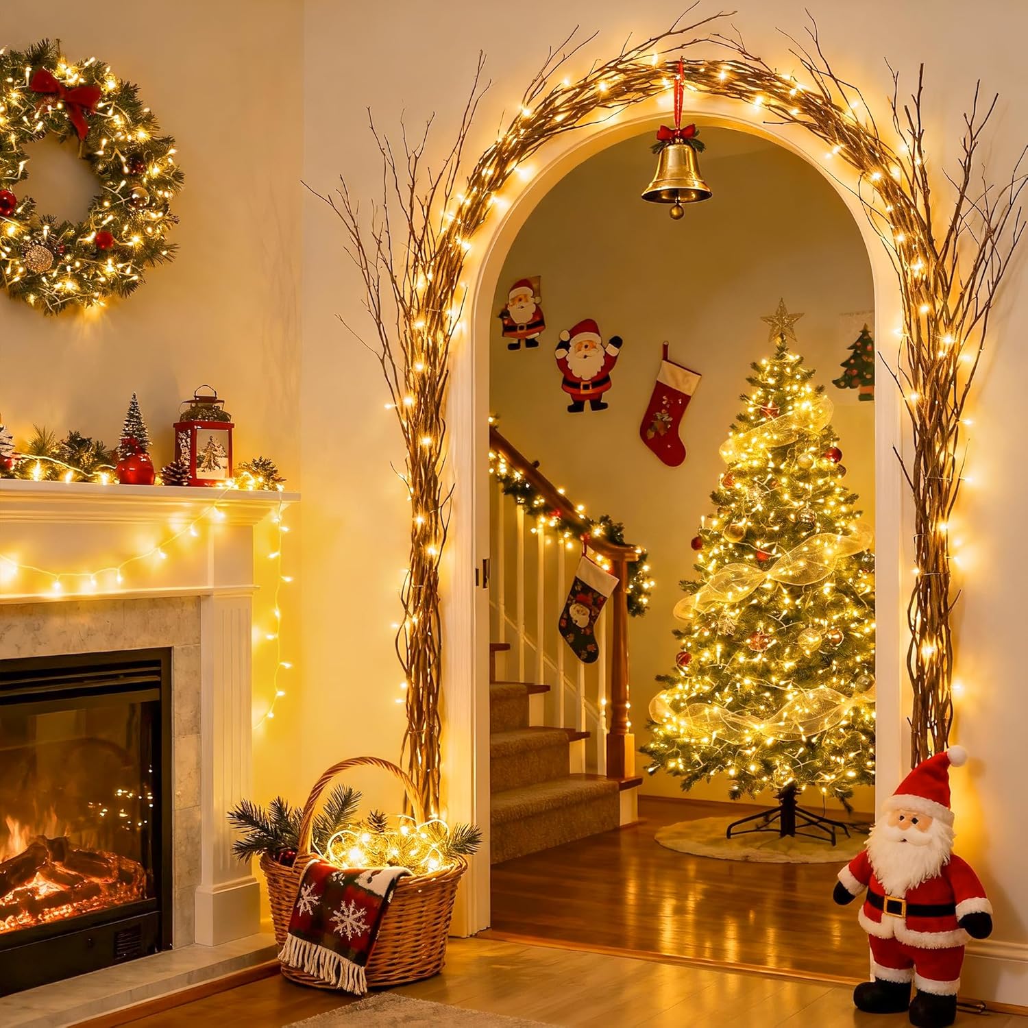 JMEXSUSS 33-Foot 100-LED Connectable Christmas String Lights photo 8