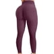 thumbnail image 3 of Pantalones de yoga de cintura alta para mujer Control de barriga Adelgazante Leggings texturizados para correr Entrenamiento Ruched Butt Lift Pants Adepaton WMZL-864-107, 3 of 4